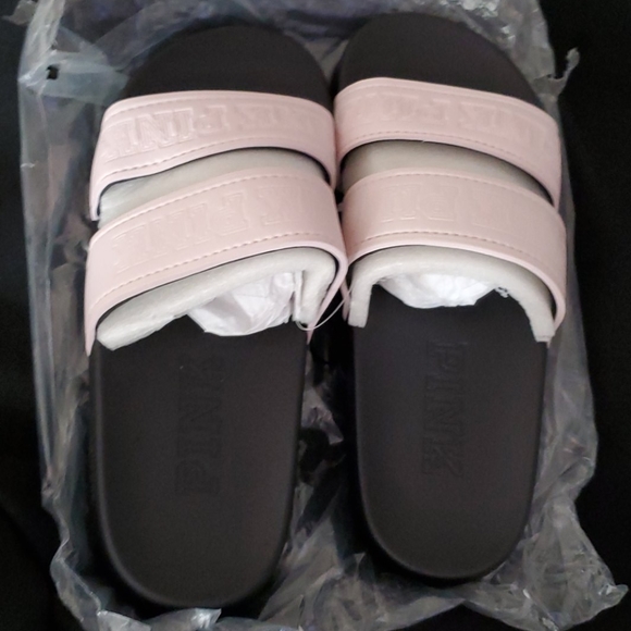 PINK VICTORIA'S SECRET SLIDES light pink - Picture 4 of 8